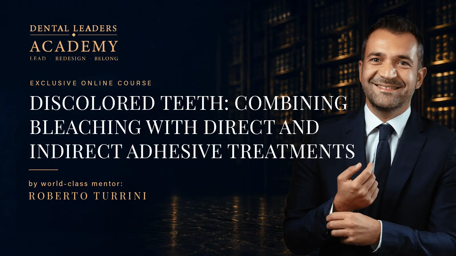 Discolored teeth: combining bleaching with direct and indirect adhesive treatments